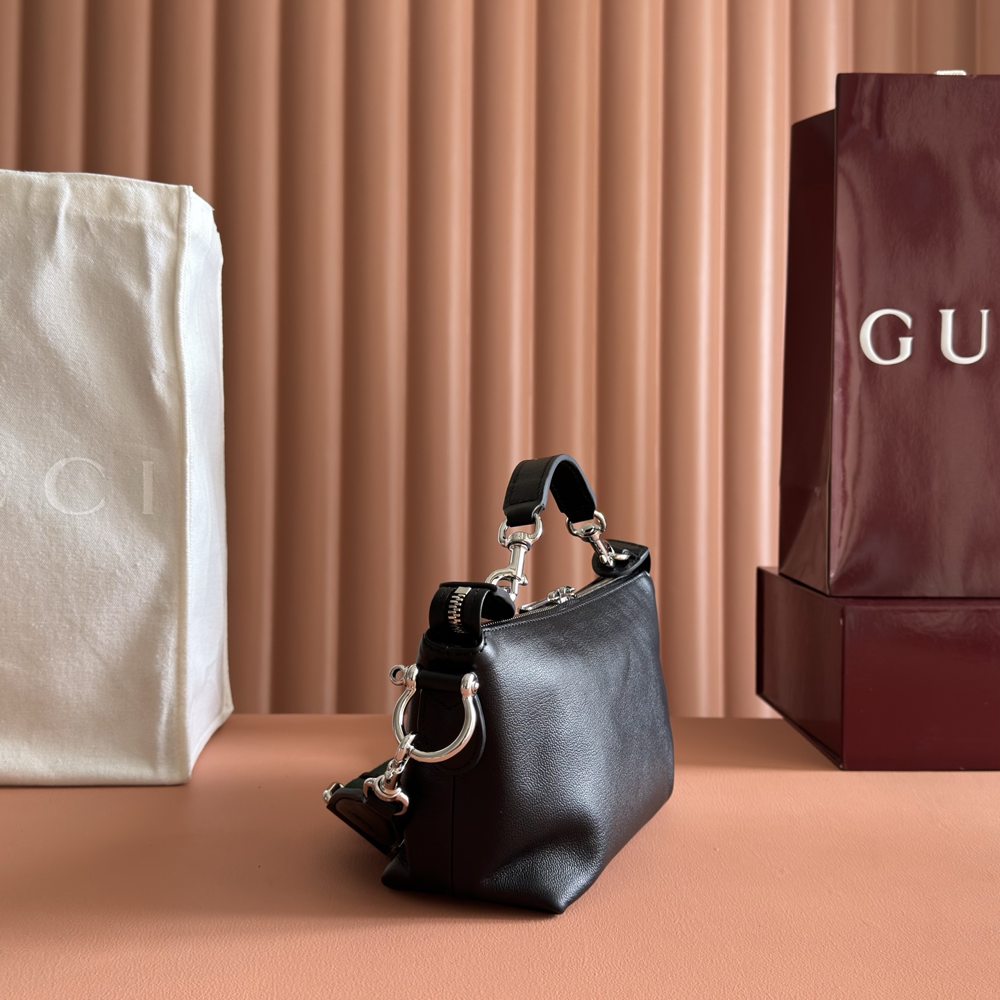 Gucci Brera Black leather shoulder everyday