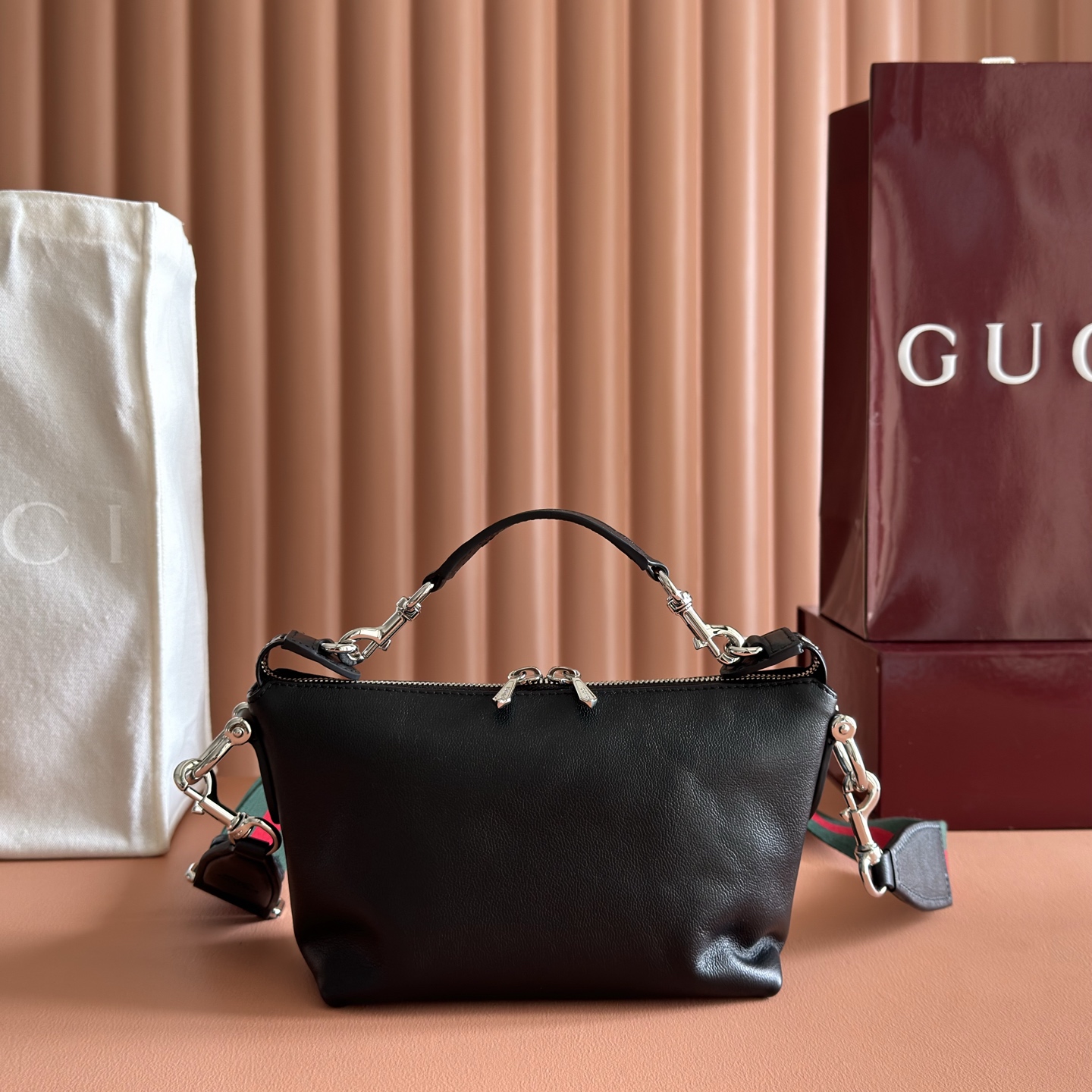 Gucci Brera Black leather shoulder everyday