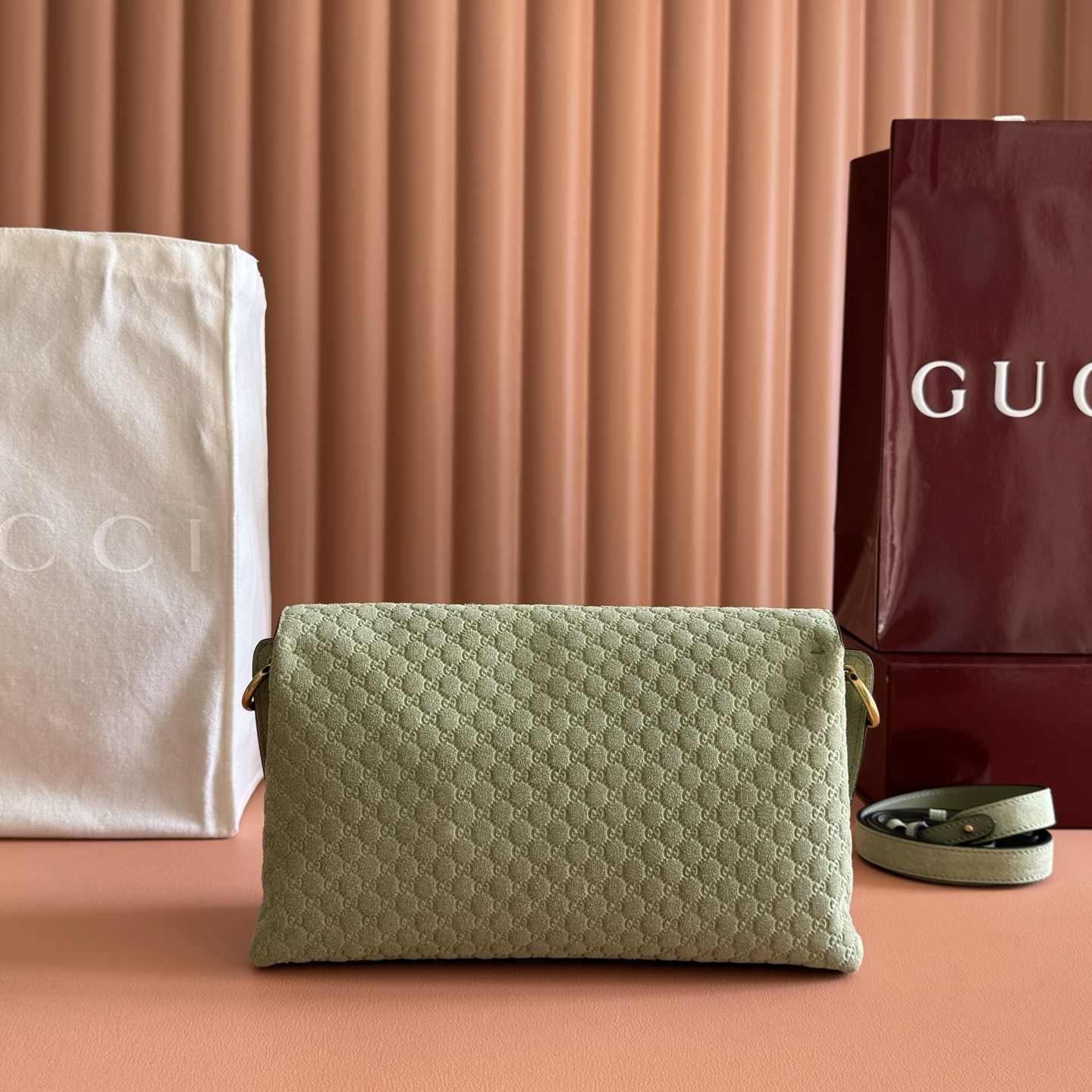 Gucci GG Marmont Green shoulder everyday