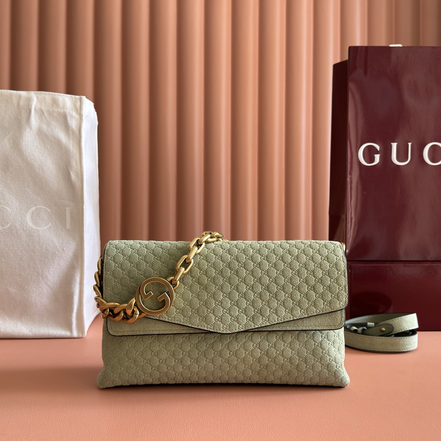 Gucci GG Marmont Green shoulder everyday