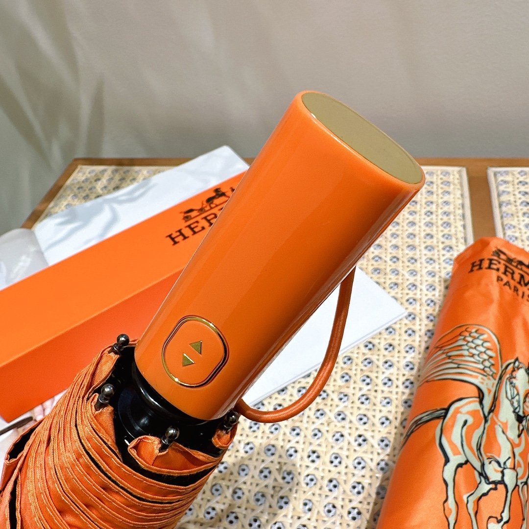 爱马仕Hermès飞马年度最新火爆单品极品H家自动伞重磅呈现以其精湛的工艺技术和源源不断的想像力新涂层技