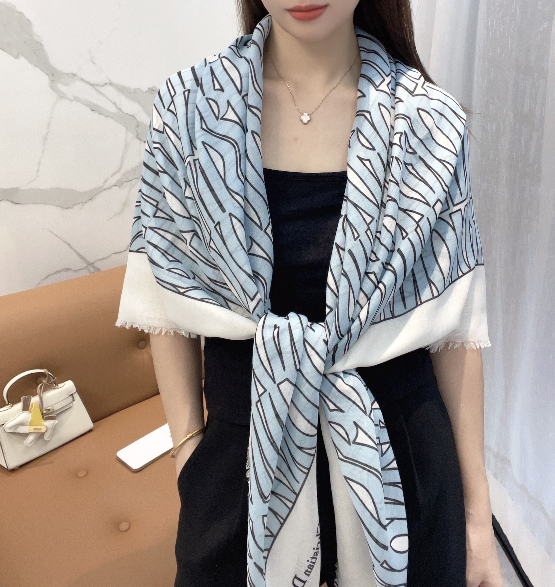 Dior Scarf Shawl Cashmere