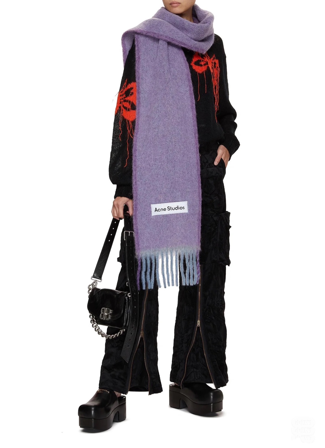 Review: ACNE’s New Mackerel Rainbow Scarf – Warm Colors and High Quality