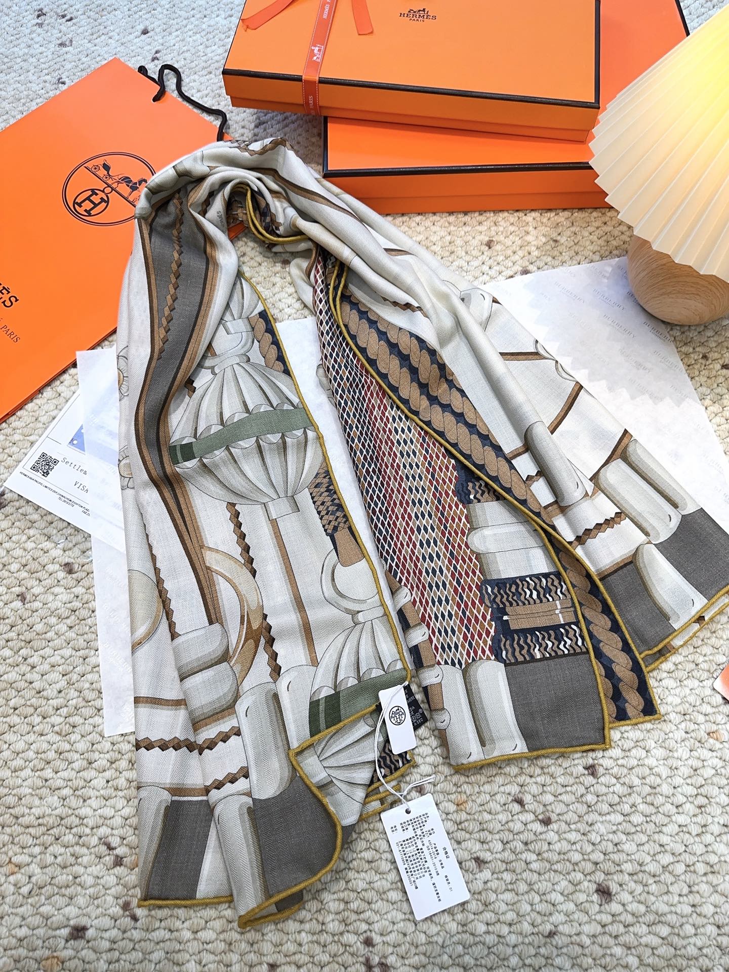 爱马仕（Hermes）上新❤️ 【140真丝➕羊毛】爱马家的（CosmograPhia Universa