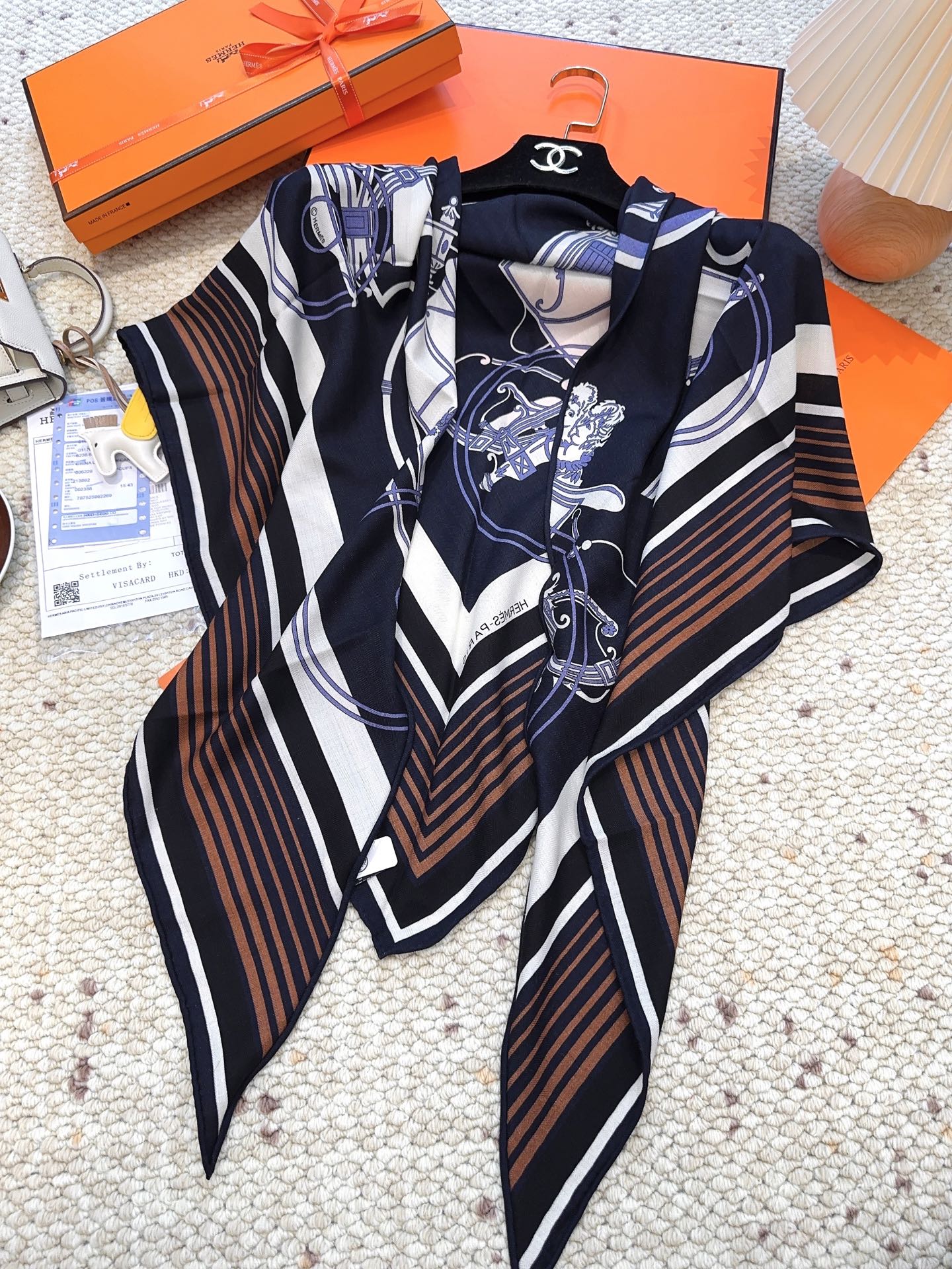 又一重磅来袭【藏书票 三角巾】精致手工卷边 又重塑经典！1923年Emile-Maurice Herme