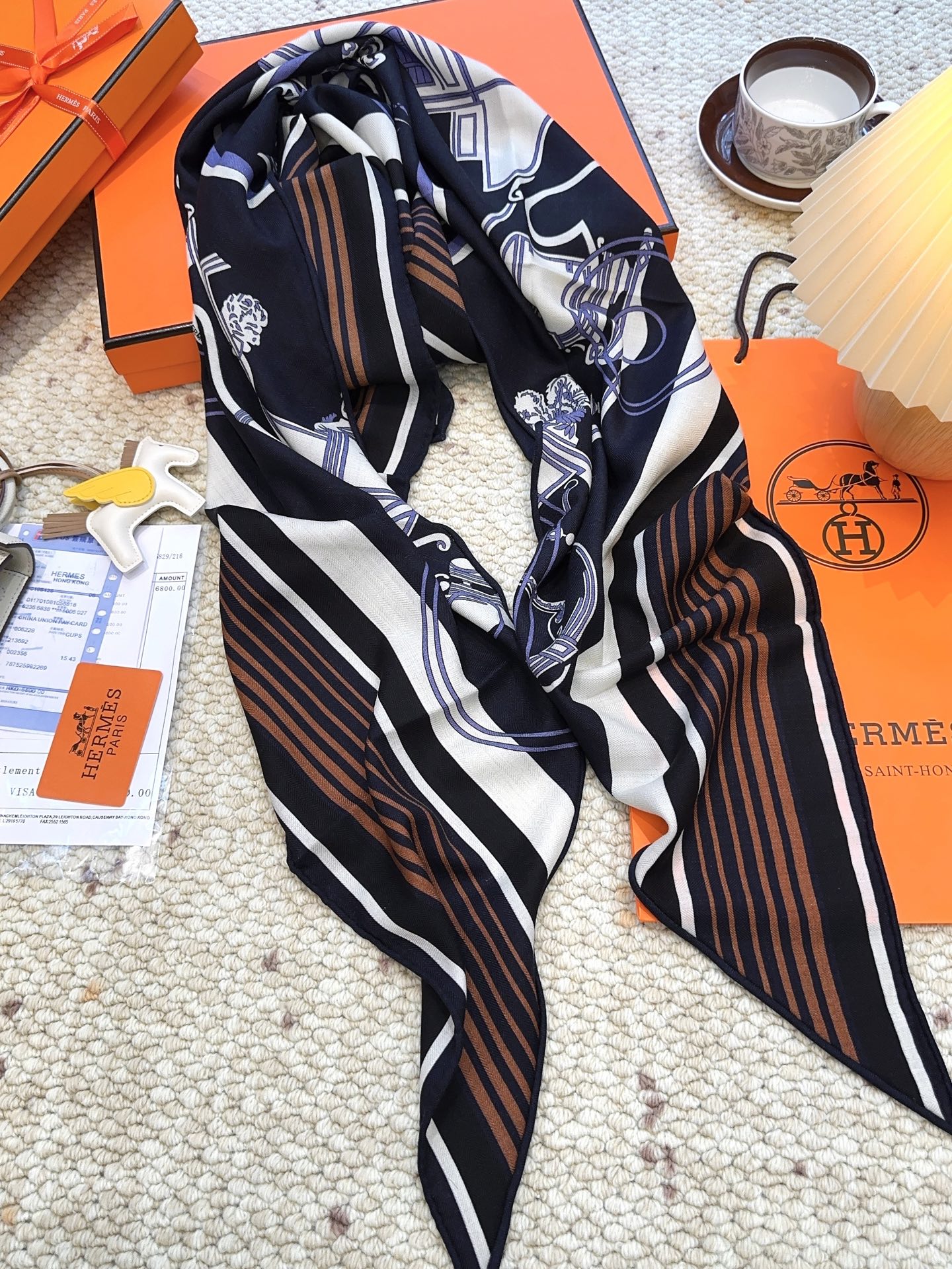 又一重磅来袭【藏书票 三角巾】精致手工卷边 又重塑经典！1923年Emile-Maurice Herme