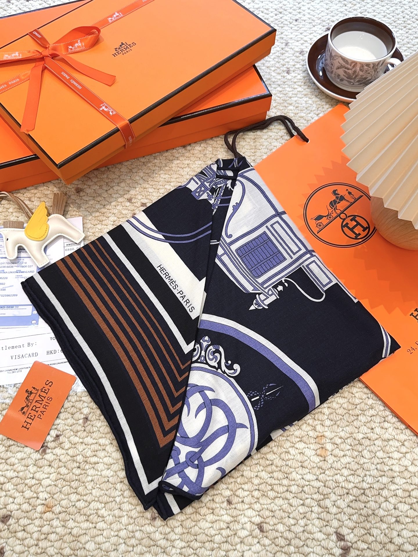 又一重磅来袭【藏书票 三角巾】精致手工卷边 又重塑经典！1923年Emile-Maurice Herme