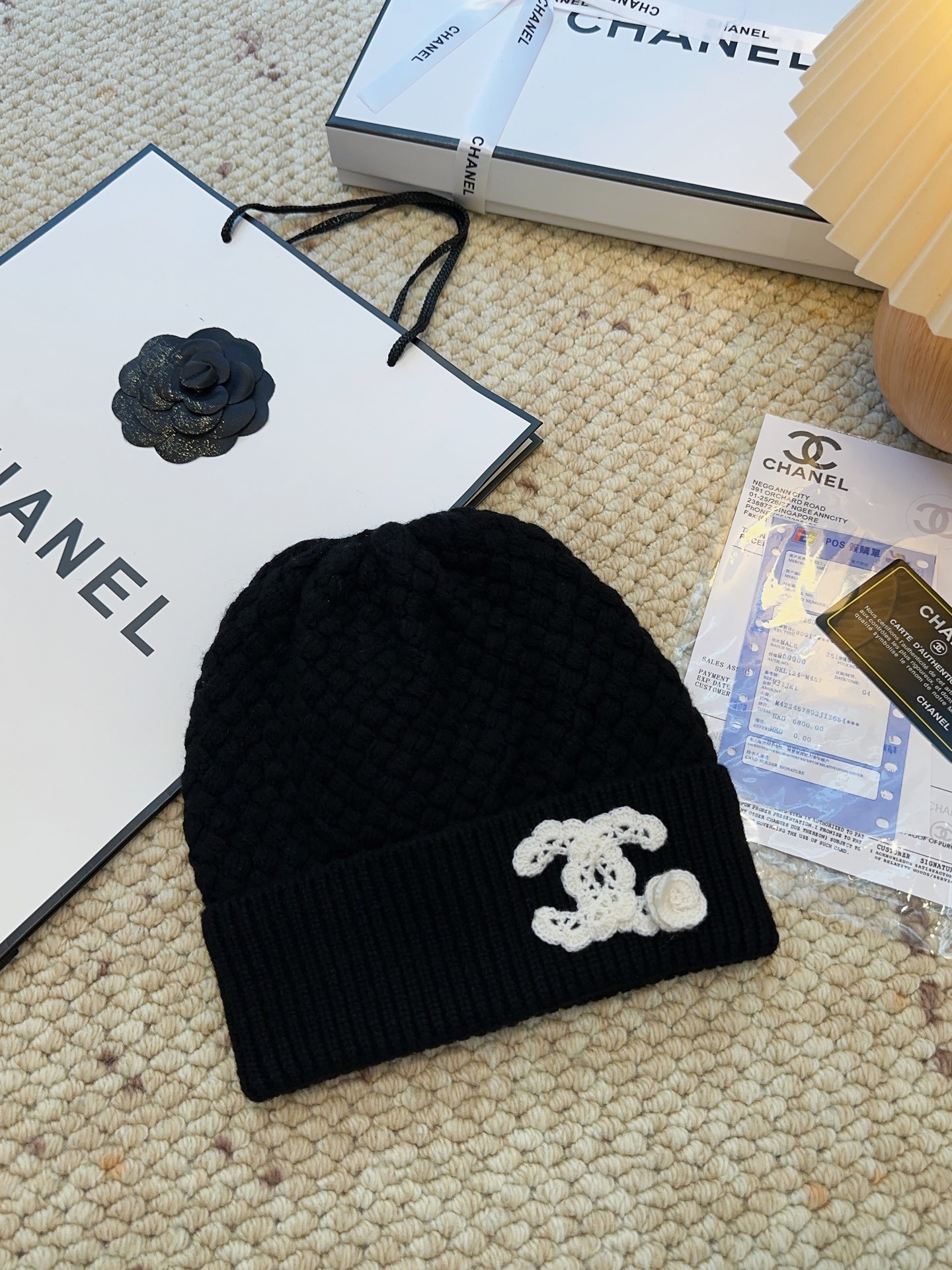 Chanel CHANEL（香奈儿） | 双C山茶花菠萝针织冷帽 推荐