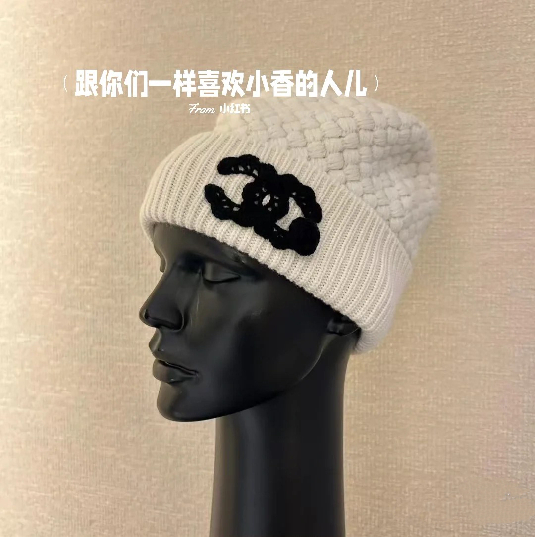 Chanel CHANEL（香奈儿） | 双C山茶花菠萝针织冷帽 推荐