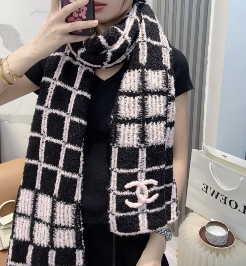 Chanel Classic Cashmere Blend Scarf - Luxurious Warmth and Timeless Style 1 Chanel Classic Cashmere Blend Scarf - Luxurious Warmth and Timeless Style