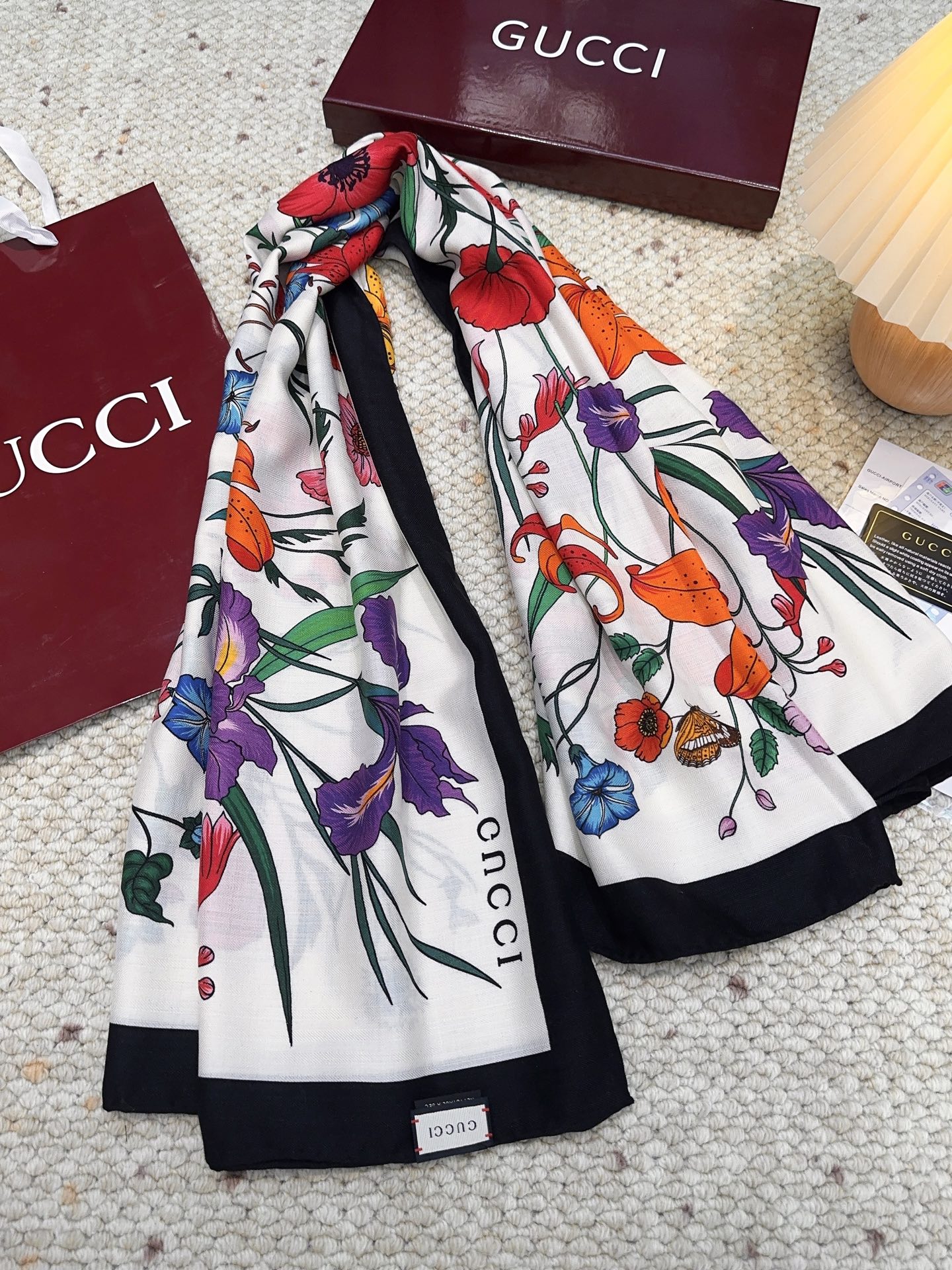 GUCCI（古驰）【鸟语花香】美不可言，纵情口碑线！重磅花园素描系列~Gucci的稀有设计！！！】温温柔