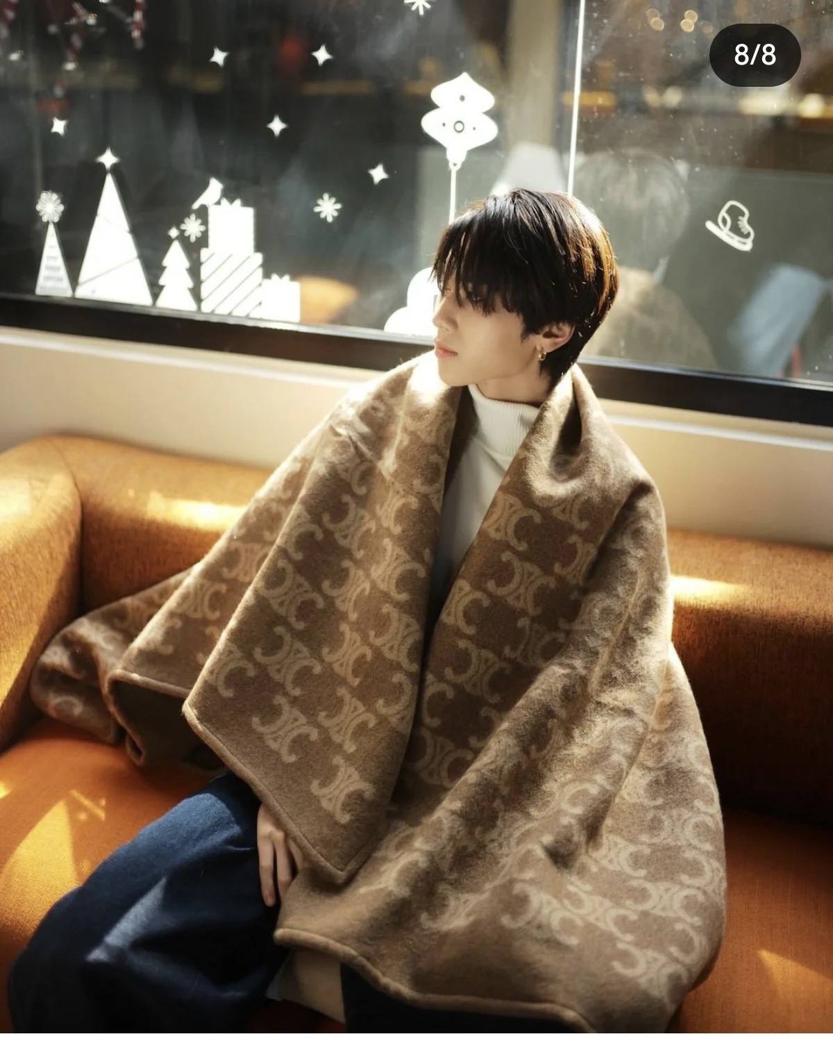 赛琳双面提花家居毛毯 经典赛琳logo矩阵图案，三段卷边 手感柔软 亲肤感极佳 原版原标 小众好货 车载