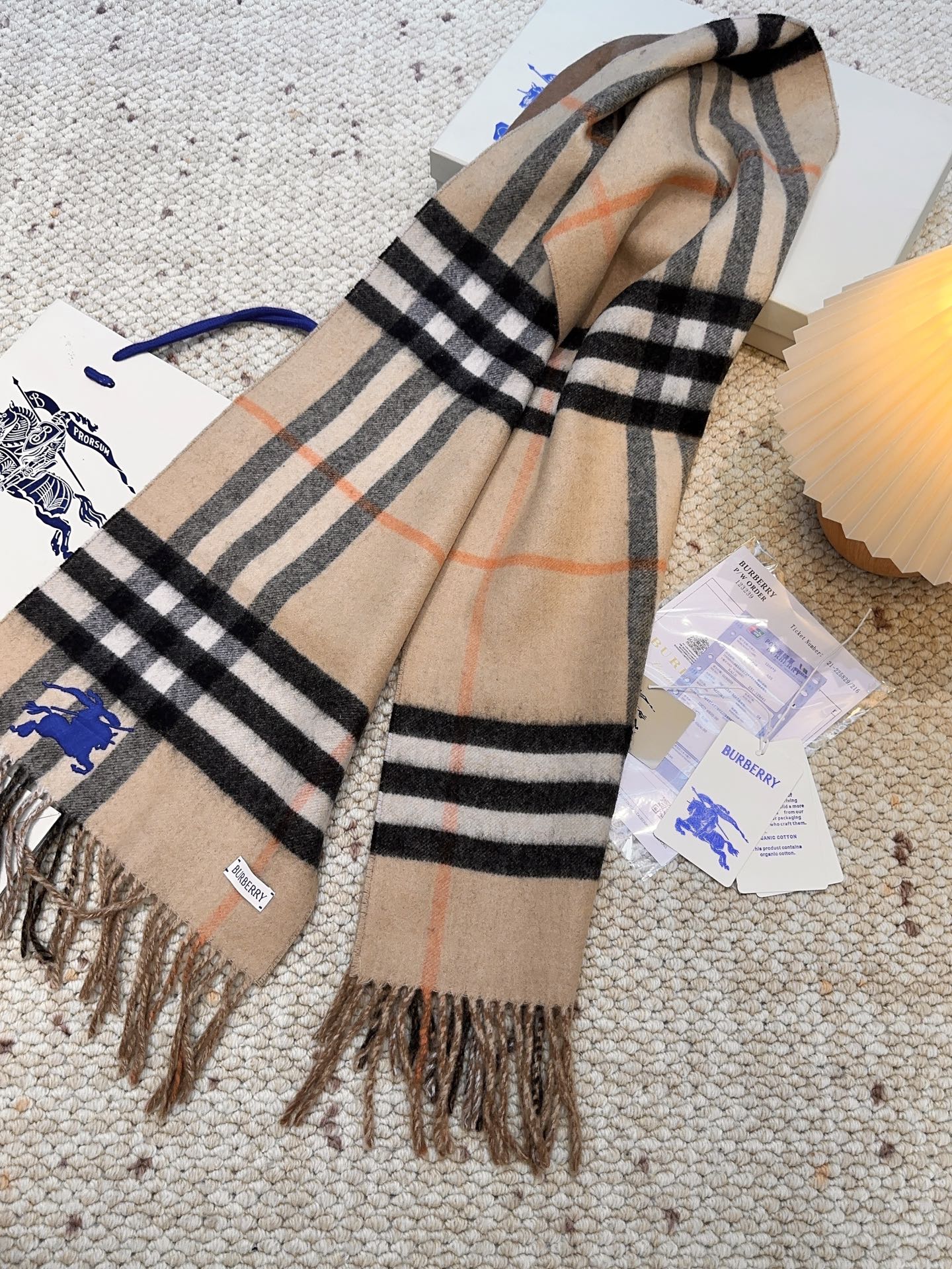 ❤️最新款 B双刺 双面刺绣➕印花➕提花 大密度双面羊绒格子围巾 超高难度工艺 绝非一般coPy能做 原