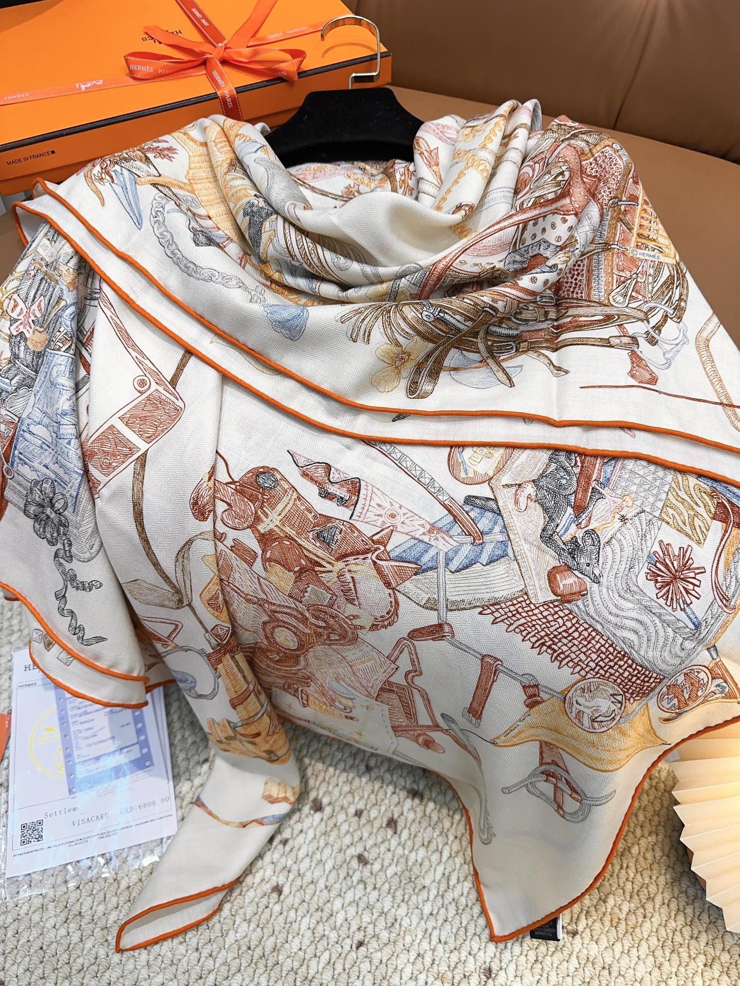 羊绒新款🆕👏👏买了都说好看‼️推荐💕爱马仕双面同色羊绒方巾 顶级工艺超值‼️爱马仕专柜爆款🎁💟立体呈现图