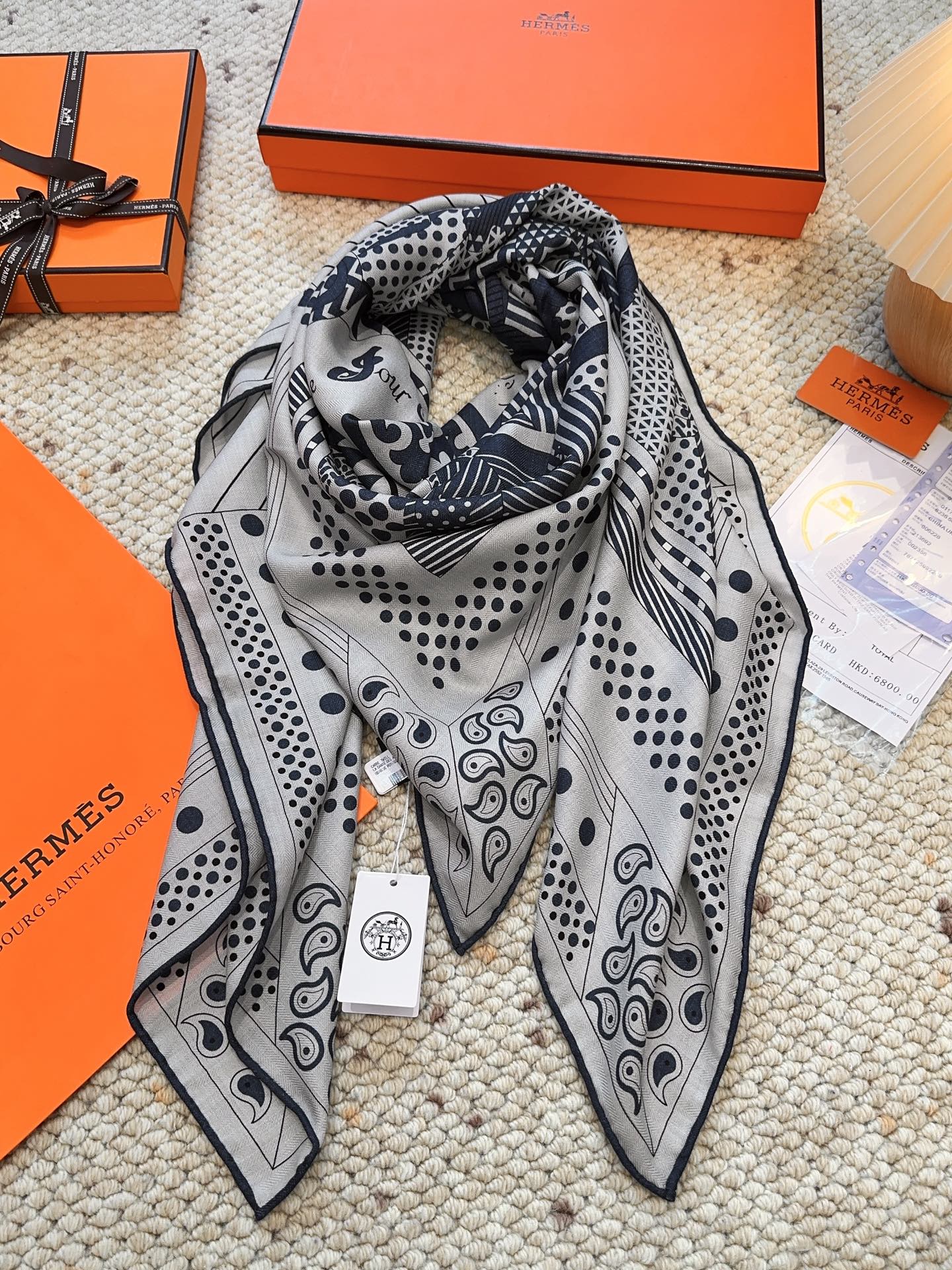 羊绒新款🆕👏👏买了都说好看‼️推荐💕爱马仕双面同色羊绒方巾 顶级工艺超值‼️爱马仕专柜爆款🎁💟立体呈现图