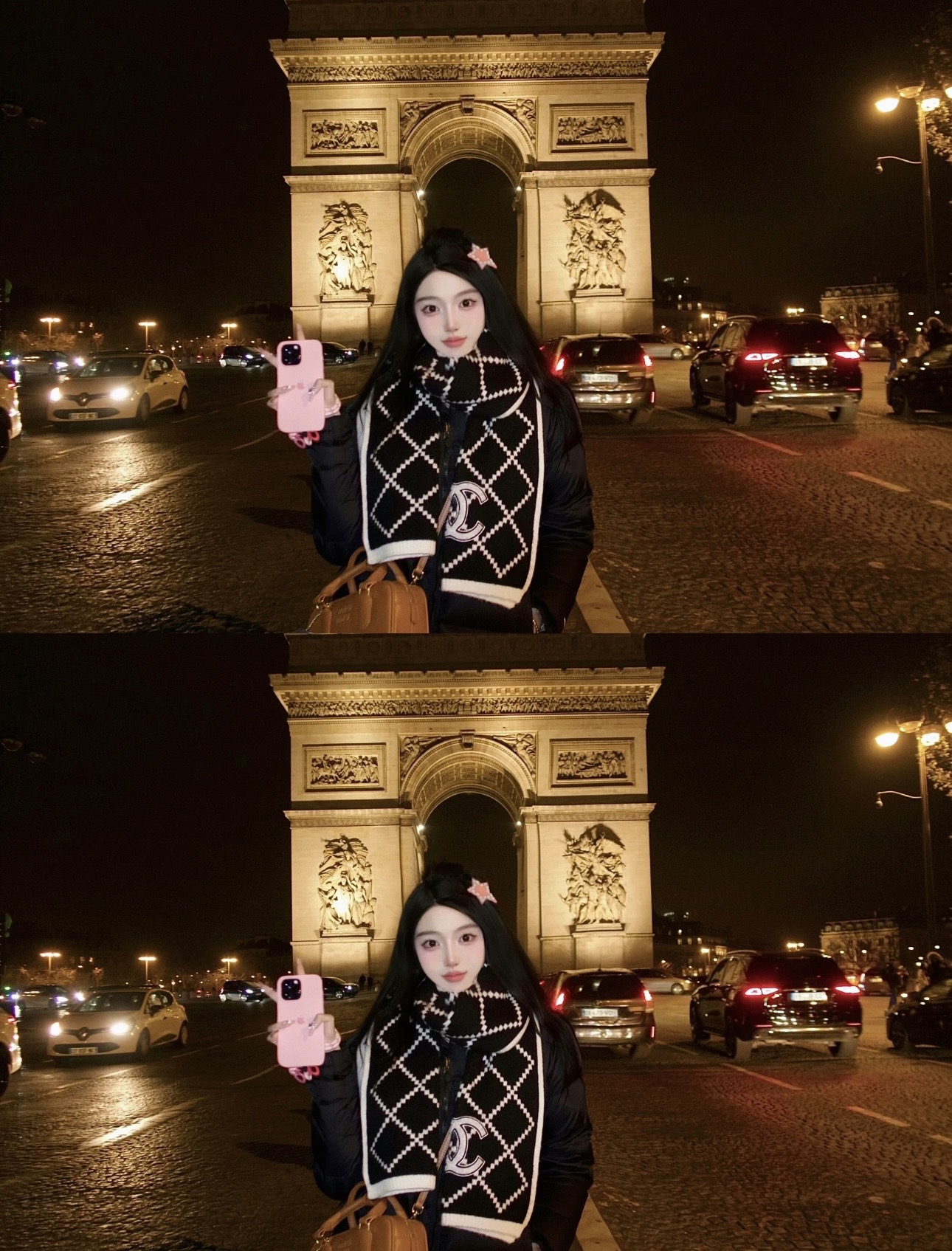 上新💃🏻💋👑👑香奈儿专柜新款💖💖美翻了[流泪]御用殿堂级极品‼️新款专柜在售 进口纯羊绒时尚绣花针织毛线