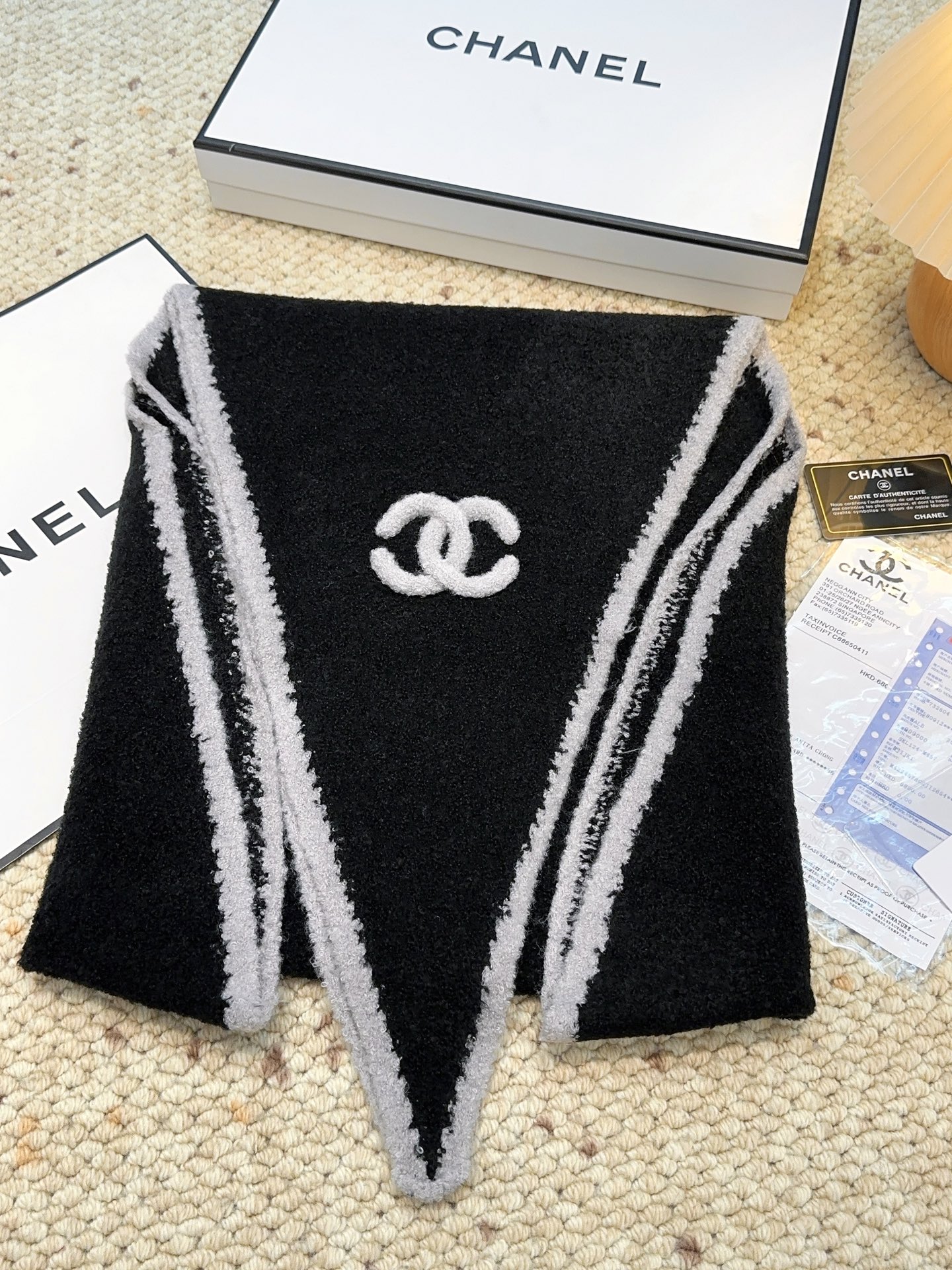 Chanel CHANEL（香奈儿） Chanel香奈儿秋冬 同步三角巾