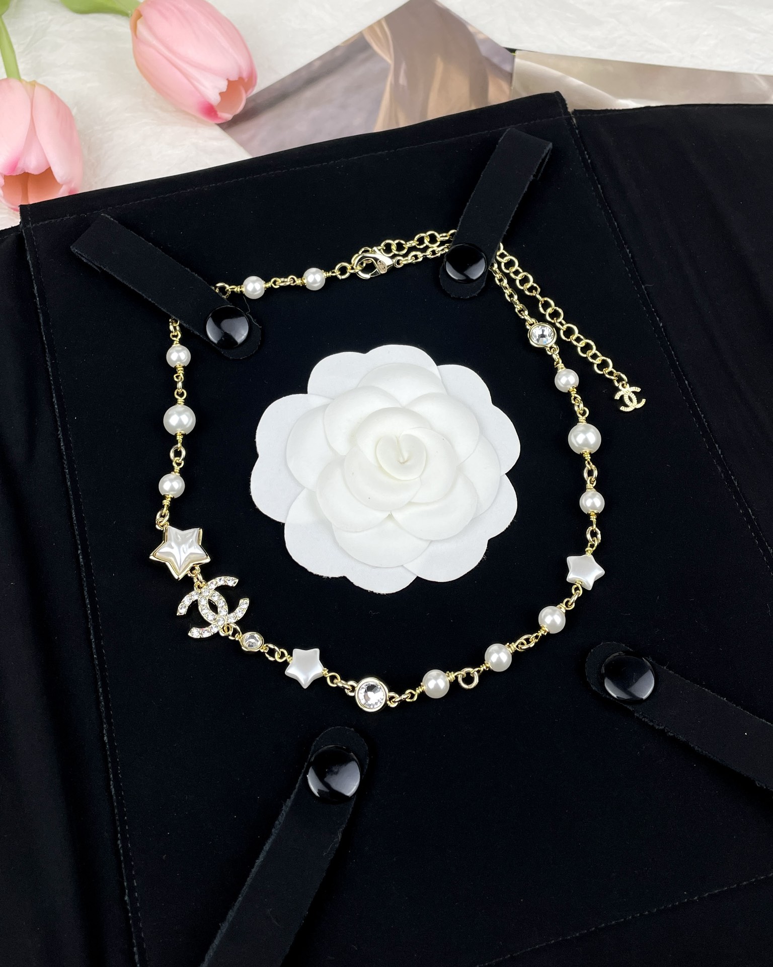 NO:361281,Xiaoxiang 24 new style pentagram resin pearl necklace, Chanel necklace, chanel, necklace19860909小香24新款 五角星树脂 珍珠项链,香奈儿项链,chanel,necklace,Jewelry