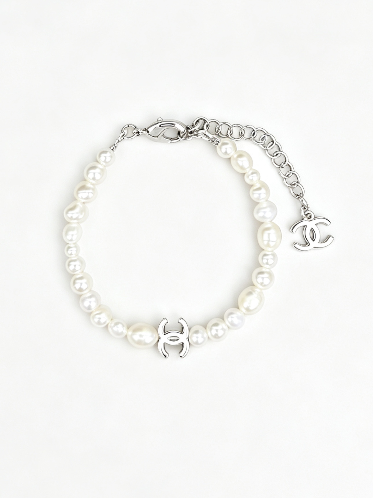 NO:817106,Ch@nel26 new high-end double C freshwater pearl bracelet, Chanel bracelet, chanel, bracelet19860909Ch@nel26新款高货双C淡水珍珠手链,香奈儿手链,chanel,bracelet,Jewelry