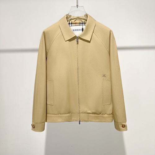 Burberry Men's Harrington Jacket, Classic Fit, Embroidered Logo, Autumn Style
