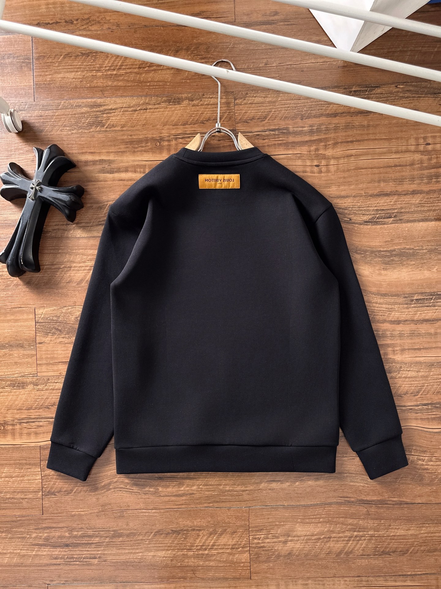 🌾退换 Louis Vuitton-LV 驴家# 2025秋冬 八明治空气层套头圆领卫衣男女同款时尚休闲