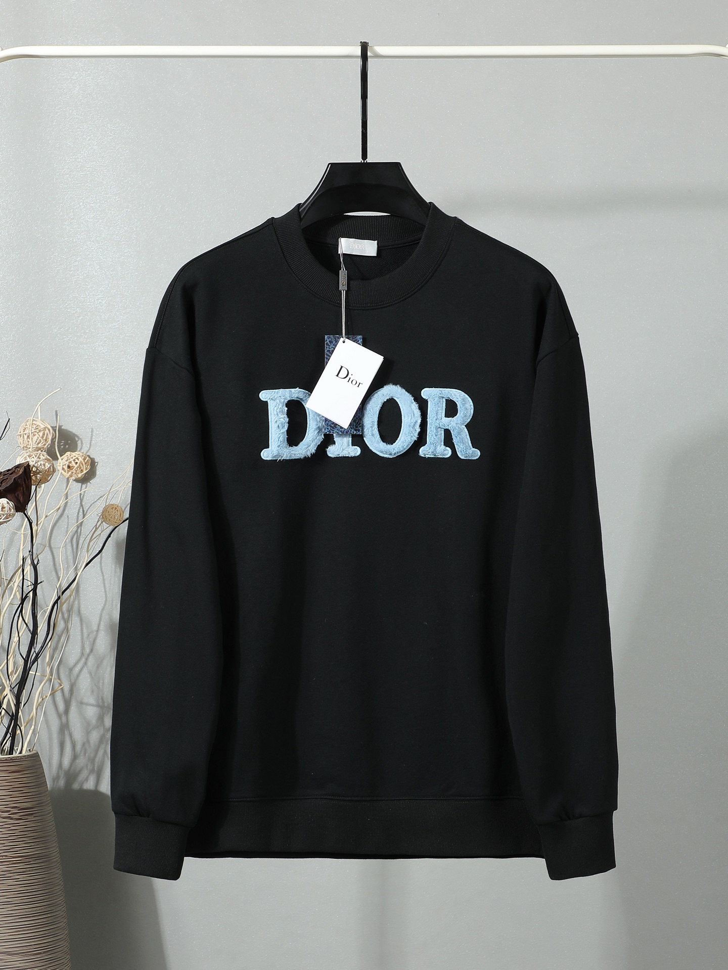 160 [Calidad exclusiva] La nueva sudadera de Dior. Tejido pesado de doble hilo de 480 g. Logotipo tridimensional bordad…