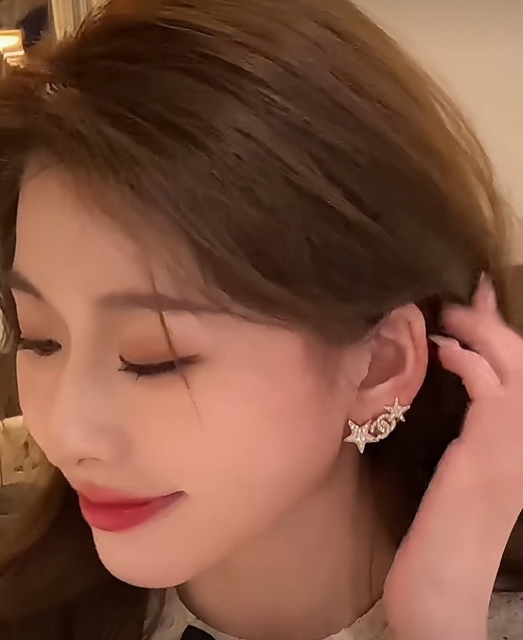 Chanel 高品质 细节如图 香大小星星双c耳钉最新款全网首发现huo 先到先得 23年早春度假系列 哇哇