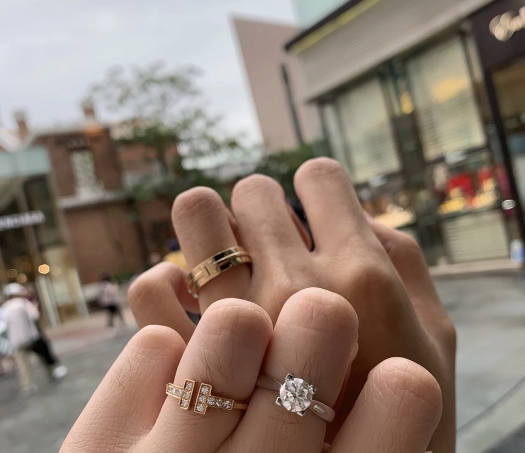 无钻 带钻【】 结婚对戒首选💗太太太赞啦😍