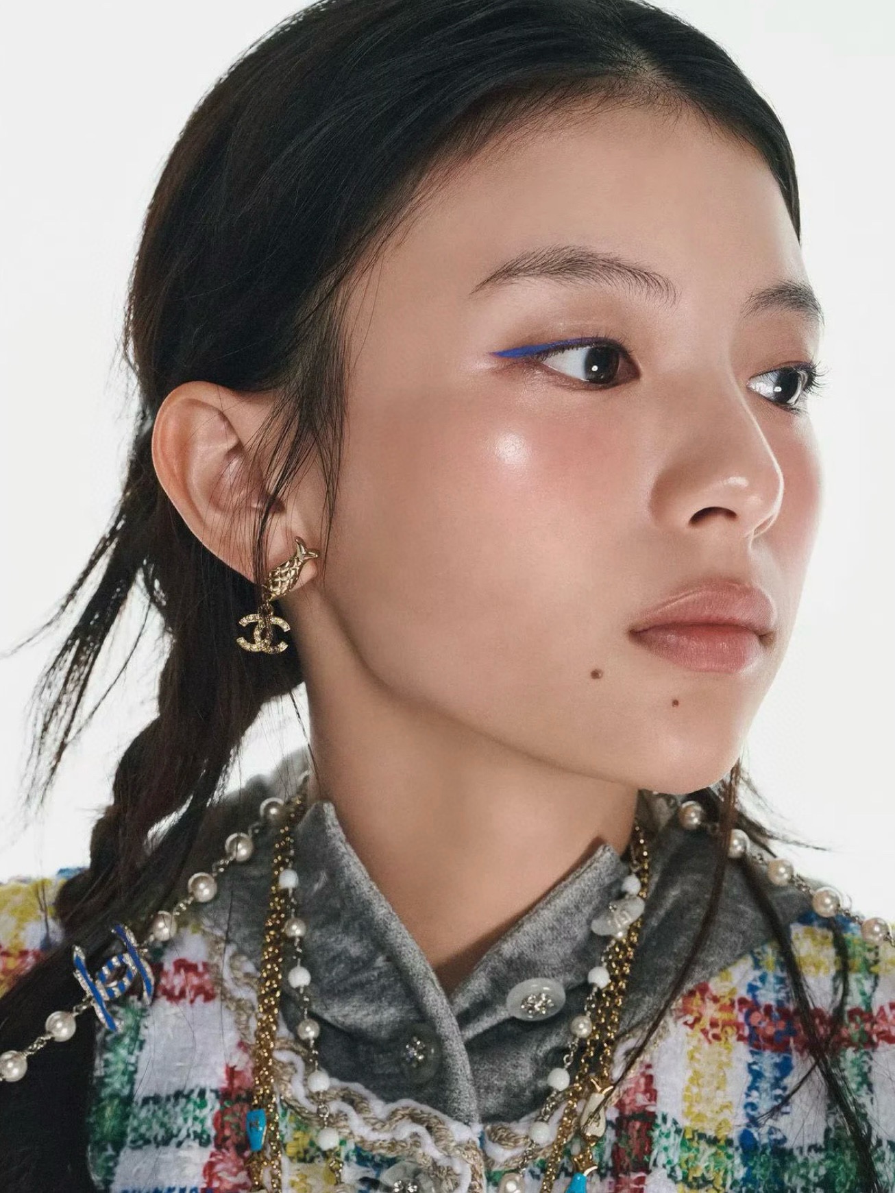 Chanel 高品质 细节如图【香小金鱼吊c耳钉】Z 4600