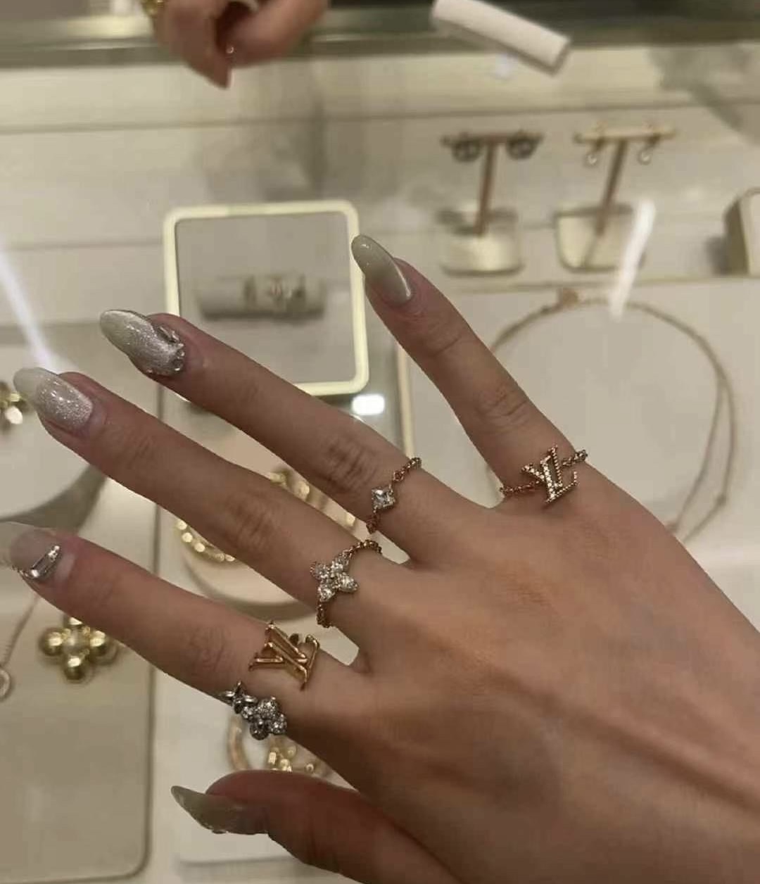 NO:714442,Awesome stacking, Cardia high-end jewelry19860909叠戴超赞,,卡迪亚高端饰品,Jewelry