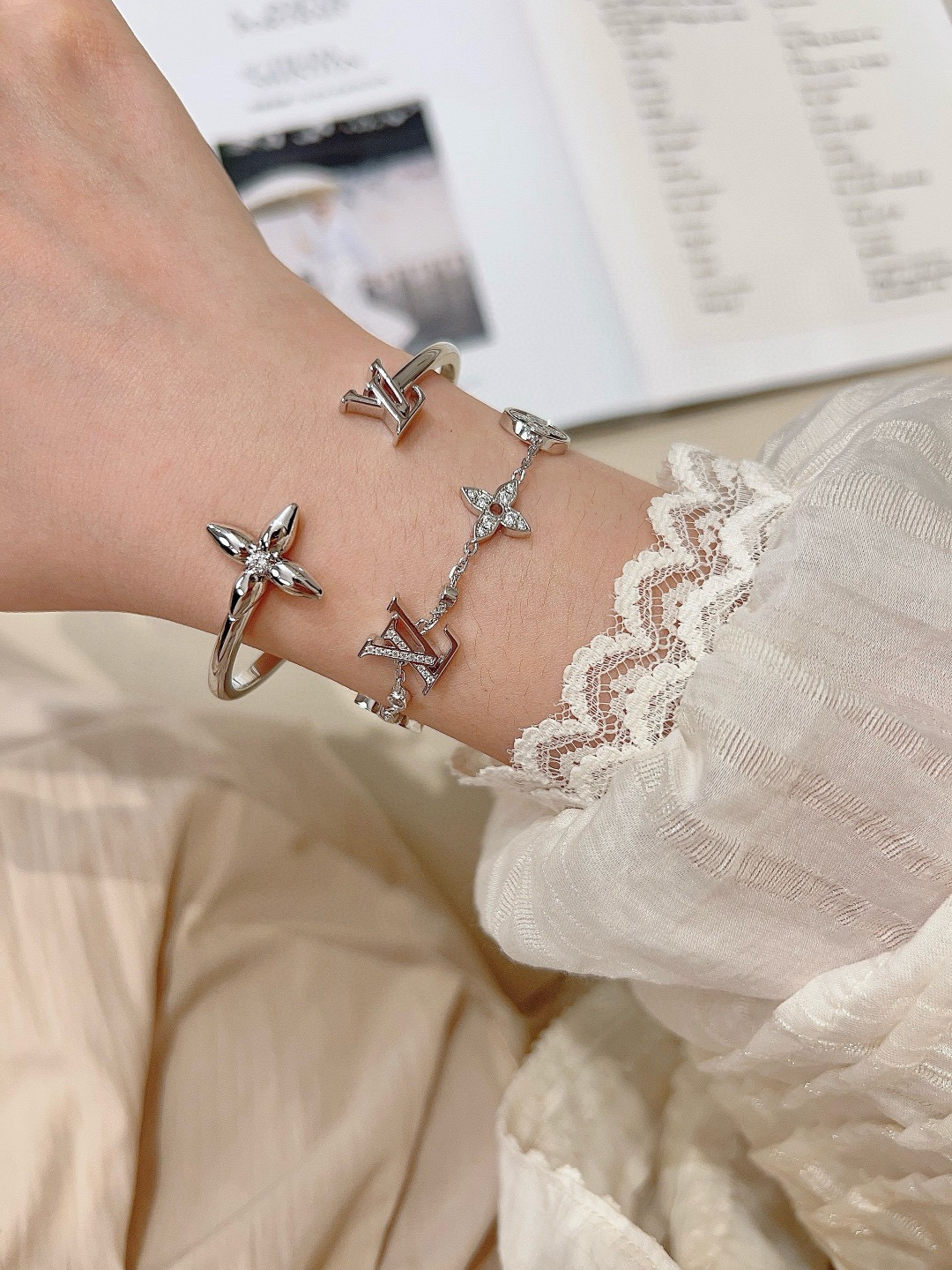 NO:635980,Hands-on pictures, Cardia high-end jewelry19860909上手图,,卡迪亚高端饰品,Jewelry