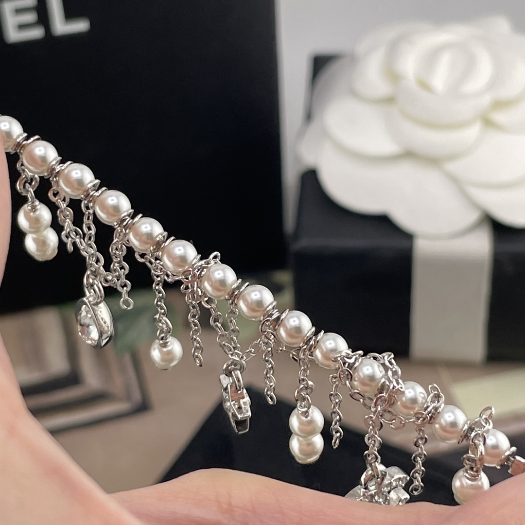 【【香仙女多配件流苏珍珠项链】Z 8500❗️😭😭太太太好看啦😍。。26早春本季必入爆款新款，绝美仙女流