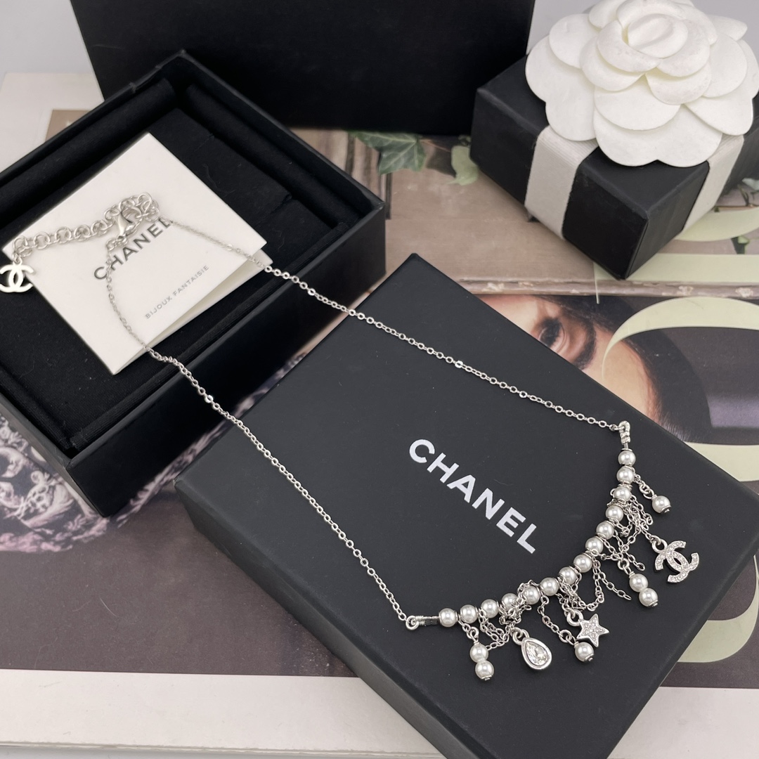 【【香仙女多配件流苏珍珠项链】Z 8500❗️😭😭太太太好看啦😍。。26早春本季必入爆款新款，绝美仙女流