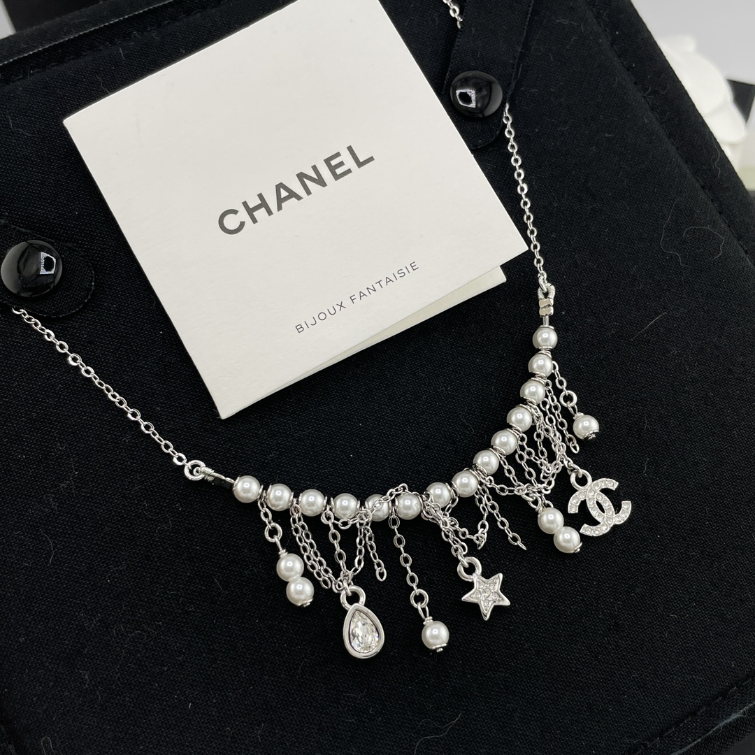 【【香仙女多配件流苏珍珠项链】Z 8500❗️😭😭太太太好看啦😍。。26早春本季必入爆款新款，绝美仙女流