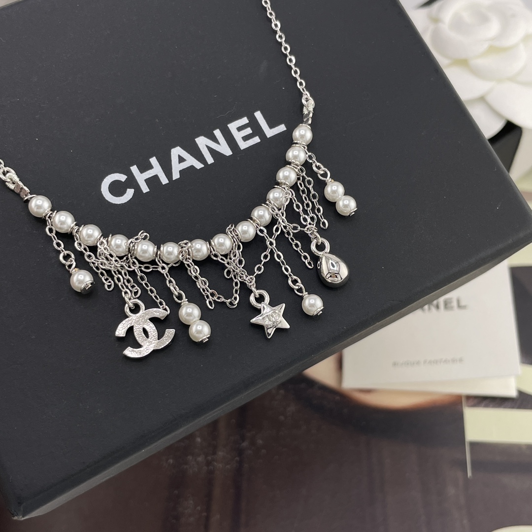 【【香仙女多配件流苏珍珠项链】Z 8500❗️😭😭太太太好看啦😍。。26早春本季必入爆款新款，绝美仙女流