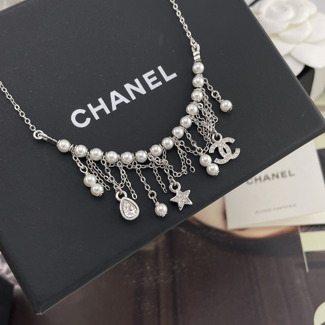 【【香仙女多配件流苏珍珠项链】Z 8500❗️😭😭太太太好看啦😍。。26早春本季必入爆款新款，绝美仙女流