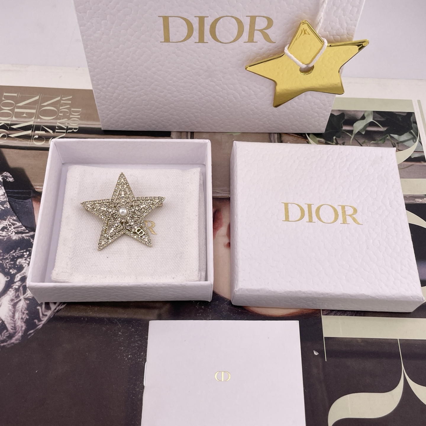 216778 [D Broche de estrella con malla de diamantes] Z 5400! ¡Gran cantidad consultar a atención al cliente! ❗️Definiti…