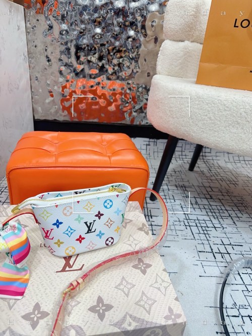 Louis Vuitton Multicolor Monogram Empreinte Leather Pochette Baguette 1 Louis Vuitton Multicolor Monogram Empreinte Leather Pochette Baguette