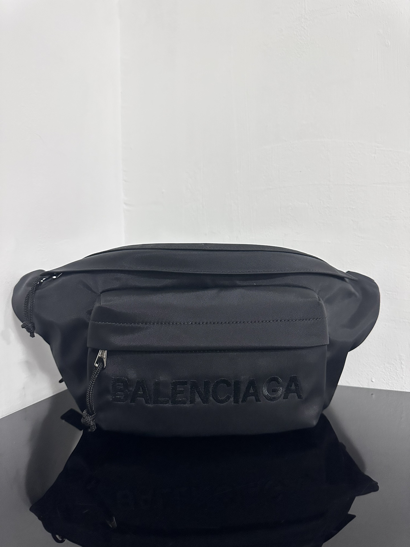 Balenciaga canvas embroidered belt bag