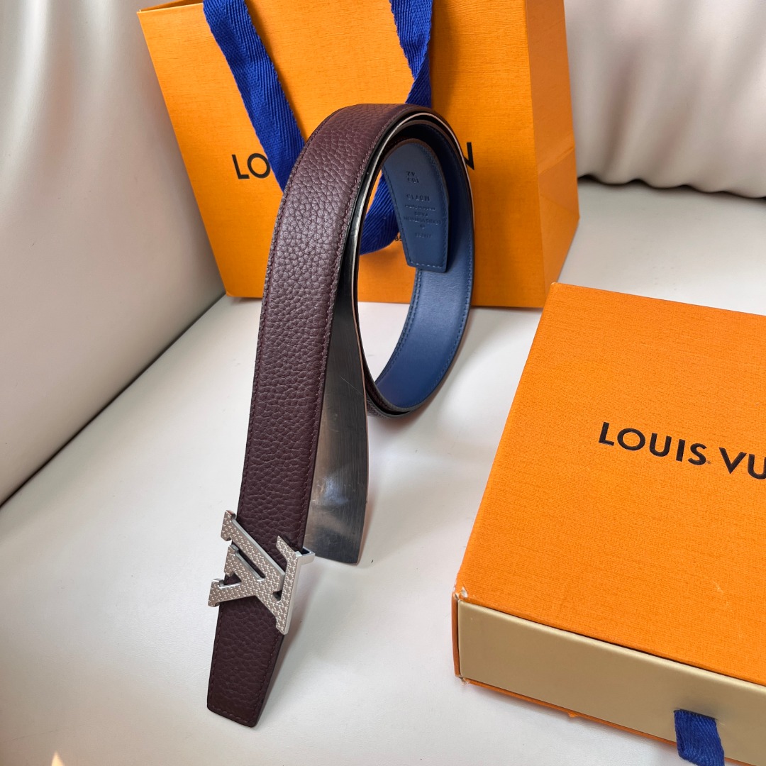 Louis Vuitton Reversible Leather Belt with Palladium Buckle, 3.5cm Width 6 o 1ideh0c7ocdt17sp1ihp6sp1d7d2q