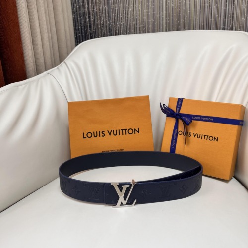 Louis Vuitton Belt 4cm - Embossed Leather with Iconic LV Buckle - Premium Quality 1 Louis Vuitton Belt 4cm - Embossed Leather with Iconic LV Buckle - Premium Quality