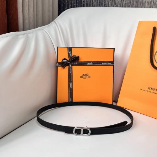 Hermès Swift & Epsom Lederen Dubbelzijdige Riem 1.3 mm - Elegante Damesriem 1 Hermès Swift & Epsom Lederen Dubbelzijdige Riem 1.3 mm - Elegante Damesriem