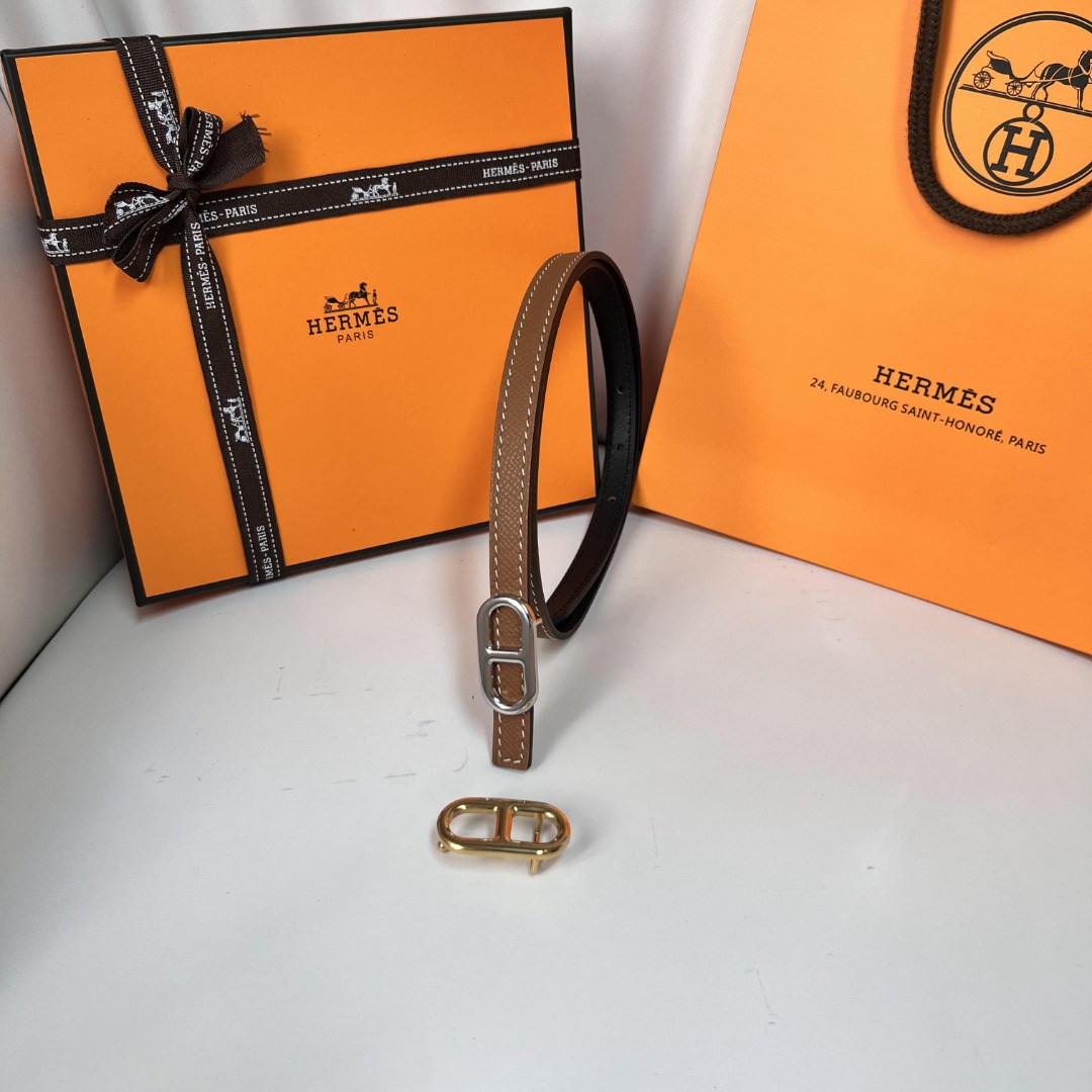 Hermes Swift & Epsom Leather Reversible Belt - 1.3cm Width 10 o 1ie33tkcj146dpea14b3miascq2o