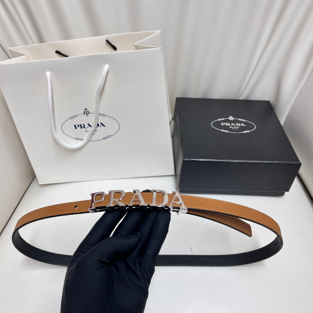 Prada Saffron Leather Belt with Logo Buckle - Classic & Stylish 2 o 1ie87imn51c0g135l1b721eg6lu14p