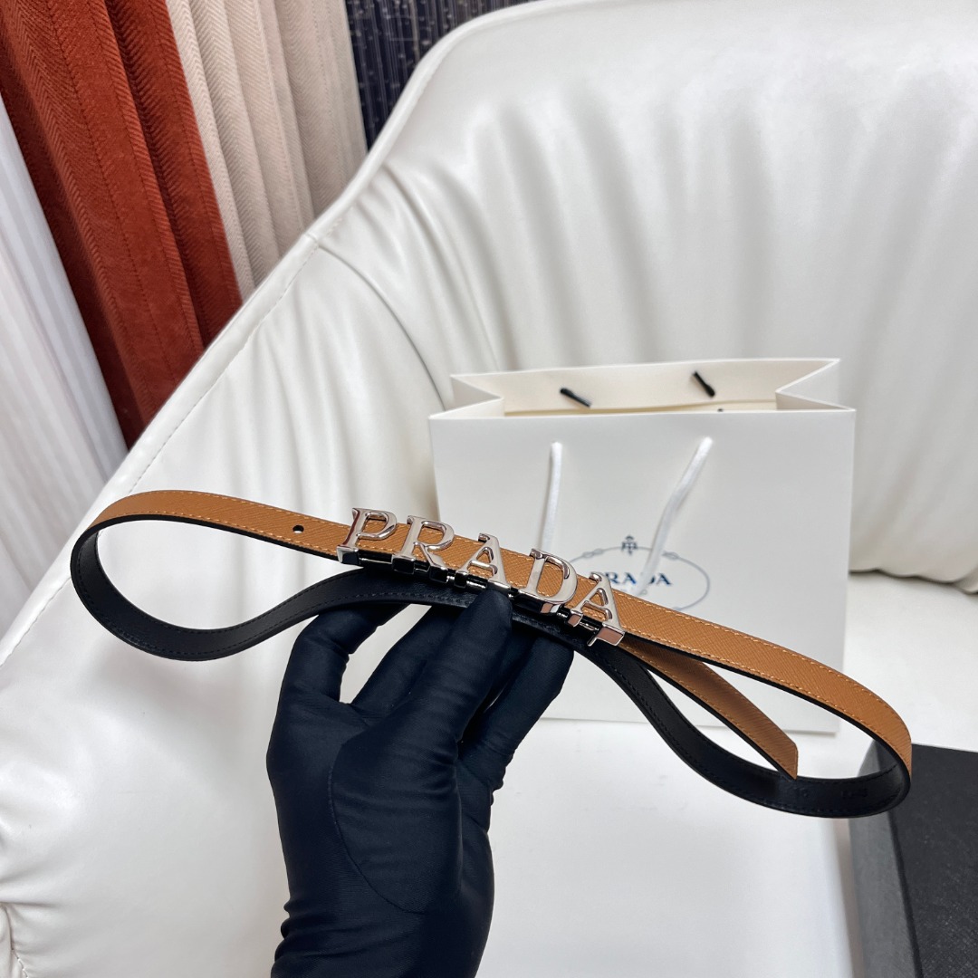 Prada Saffron Leather Belt with Logo Buckle - Classic & Stylish 6 o 1ie87imn61hqjf9c18bf71g18mm4t