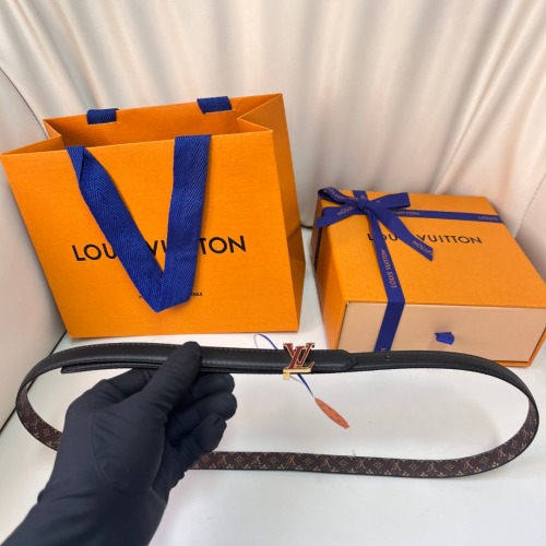 Louis Vuitton Reversible Skinny Belt 1.5cm - Stylish & Versatile 1 Louis Vuitton Reversible Skinny Belt 1.5cm - Stylish & Versatile