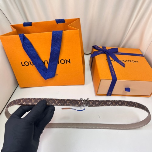 Elegante Cinturón Louis Vuitton de 1.5cm, Diseño Clásico y Versátil 1 Elegante Cinturón Louis Vuitton de 1.5cm, Diseño Clásico y Versátil