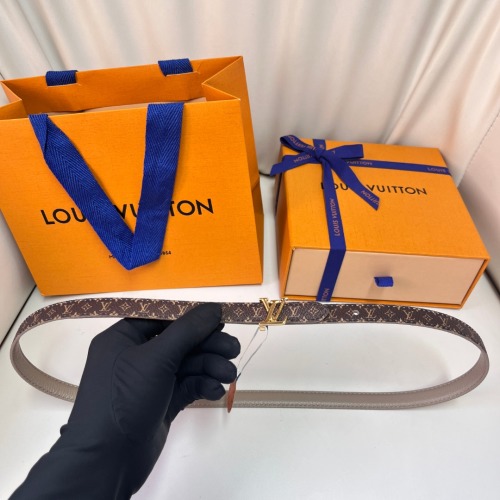 Louis Vuitton Dunne Riem 1.5cm - Veelzijdige Stijl, Dubbelzijdig Ontwerp 1 Louis Vuitton Dunne Riem 1.5cm - Veelzijdige Stijl, Dubbelzijdig Ontwerp