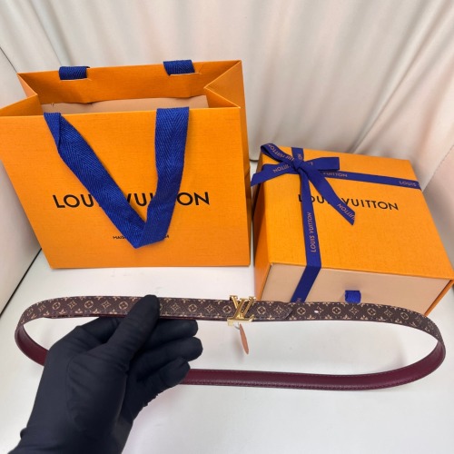 Louis Vuitton Reversible Skinny Belt 1.5cm - Stylish & Versatile 1 Louis Vuitton Reversible Skinny Belt 1.5cm - Stylish & Versatile