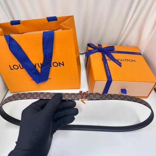 Louis Vuitton Reversible тонкий Monogram Belt 1.5cm - Stylish & Versatile